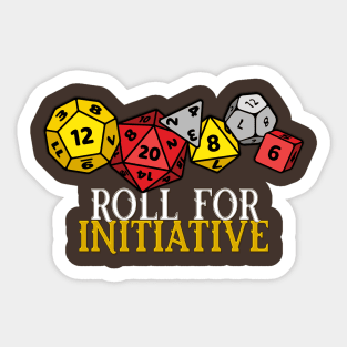 Roll for Initiative Sticker